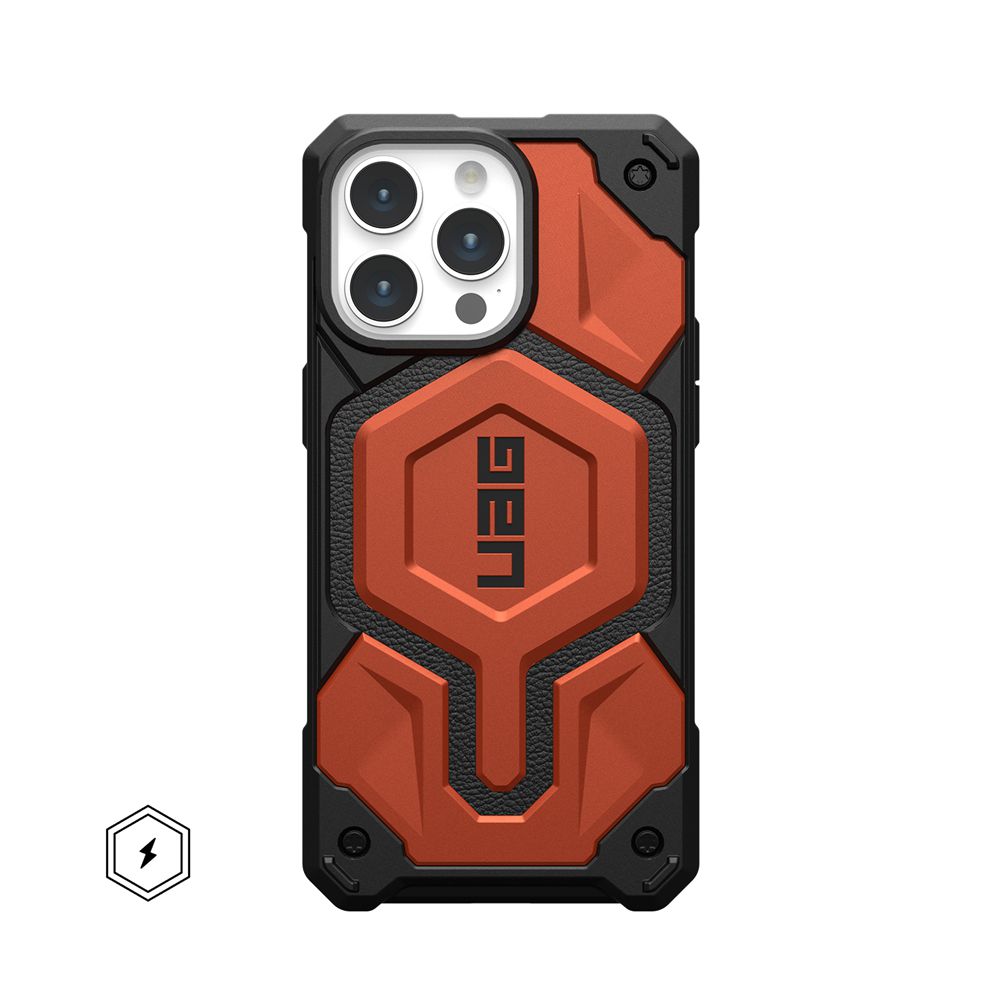 Rust UAG Monarch Pro For MagSafe iPhone 15 Pro Max Case | IQ4123758