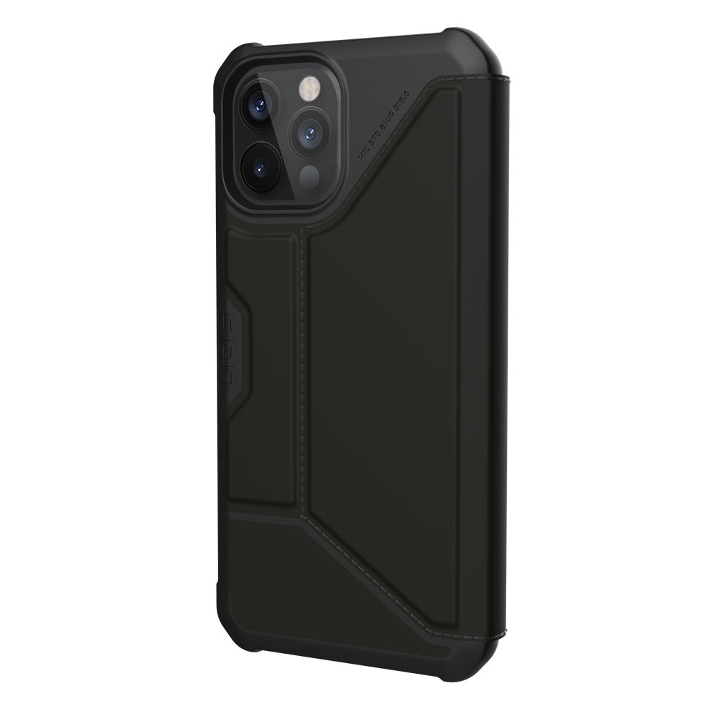 Satn Armr Black UAG Metropolis Folio Series iPhone 12 Pro Max 5G Case | FM2549670