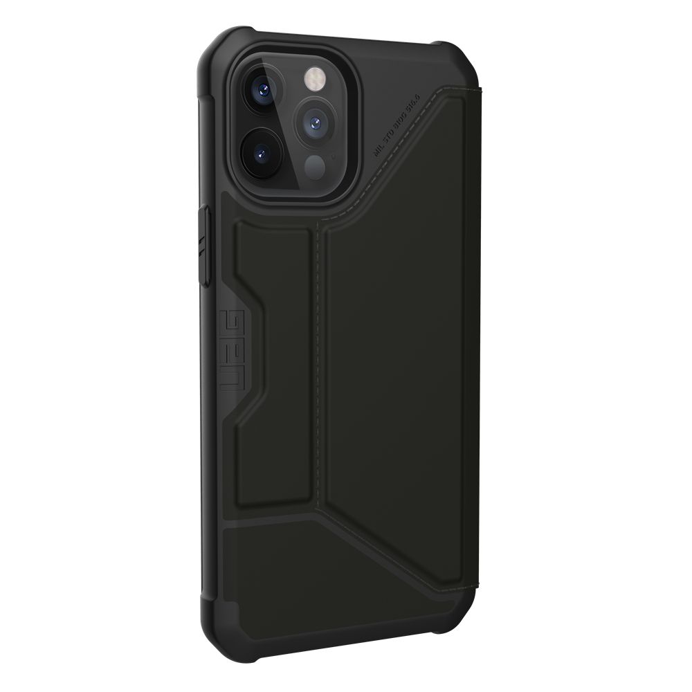 Satn Armr Black UAG Metropolis Folio Series iPhone 12 Pro Max 5G Case | FM2549670