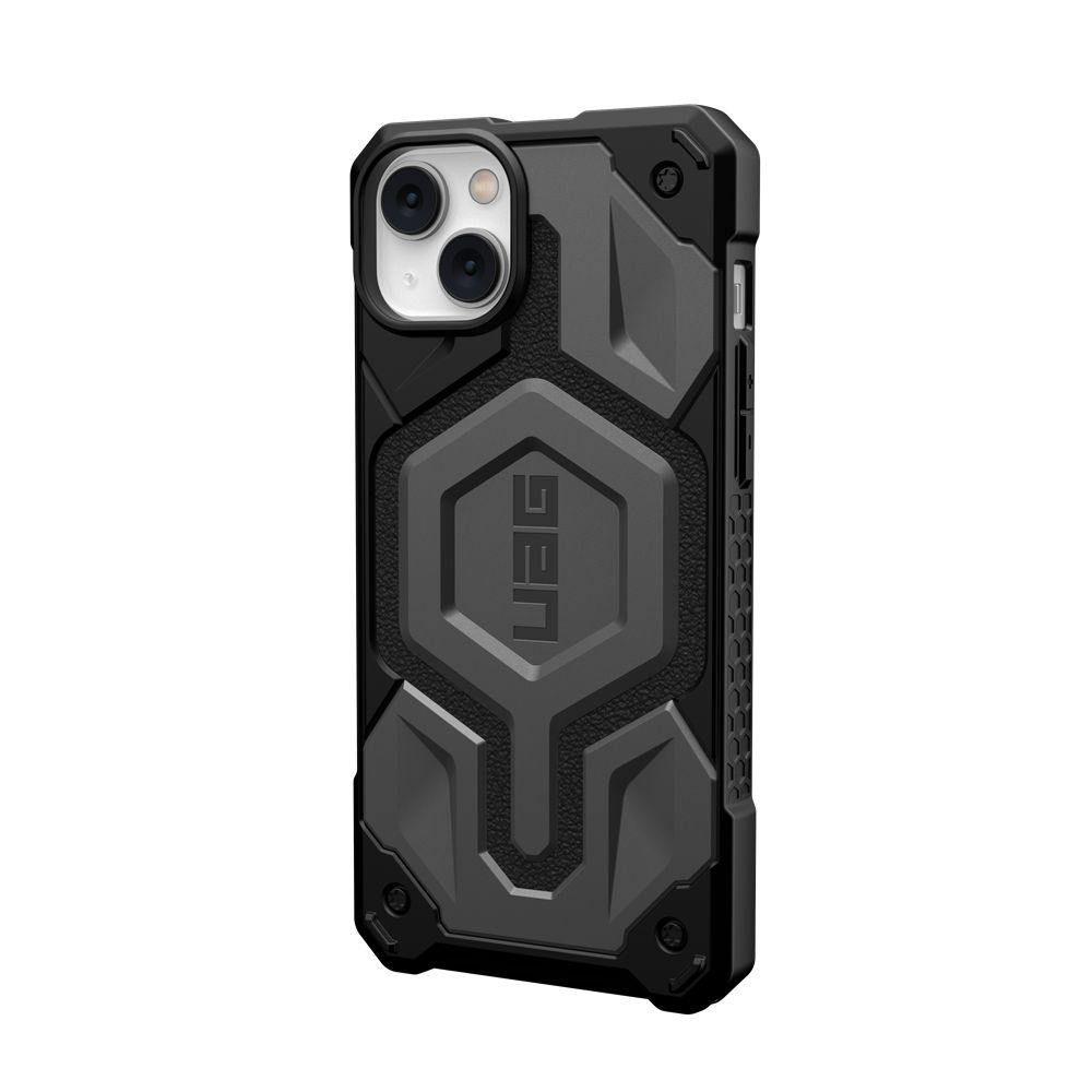 Silver UAG Monarch Pro For MagSafe iPhone 14 Plus Case | RY6518049