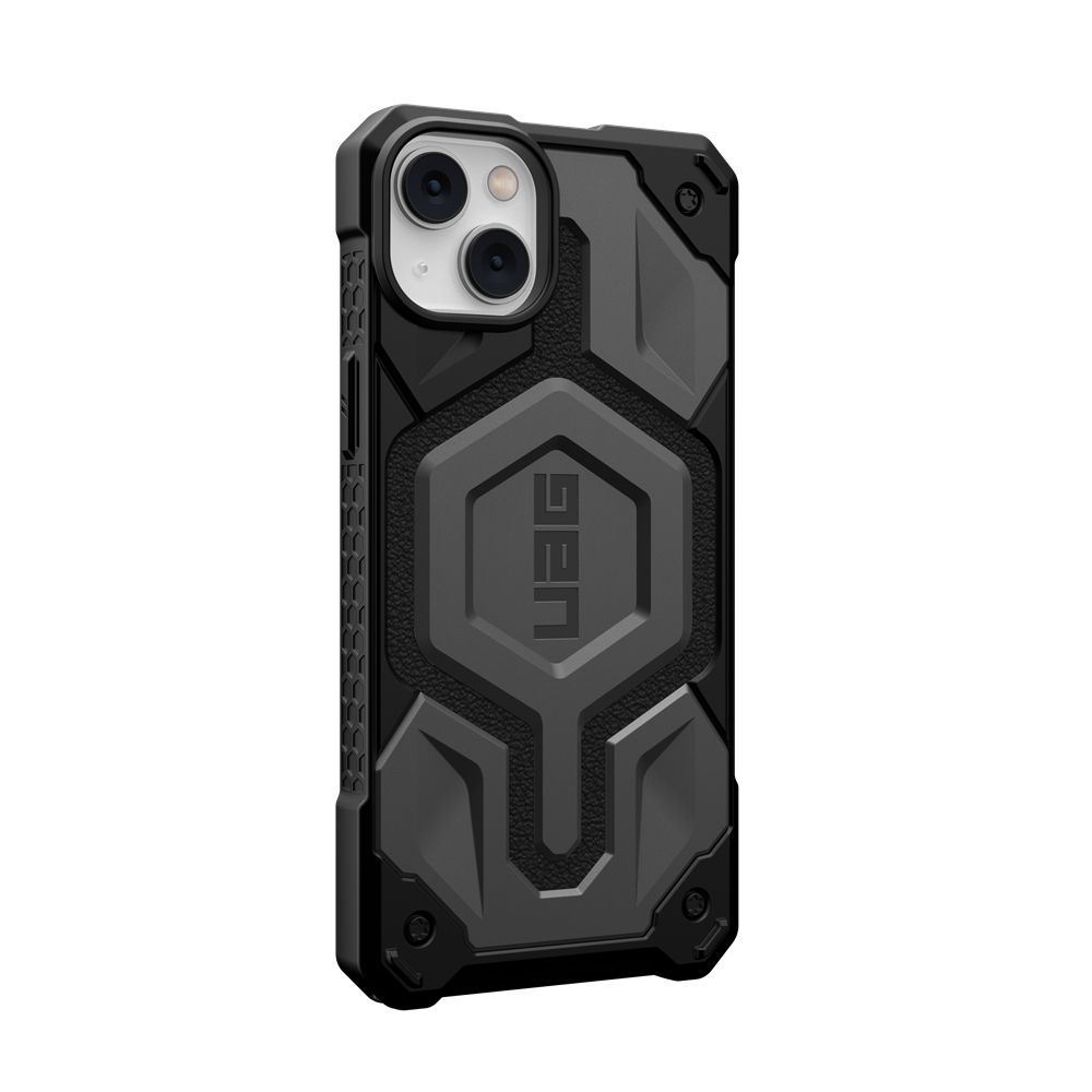 Silver UAG Monarch Pro For MagSafe iPhone 14 Plus Case | RY6518049