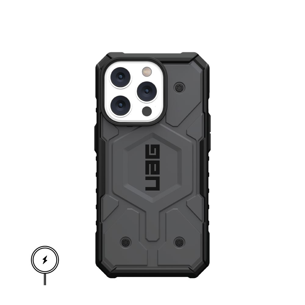 Silver UAG Pathfinder For MagSafe iPhone 14 Pro Case | HG3584710