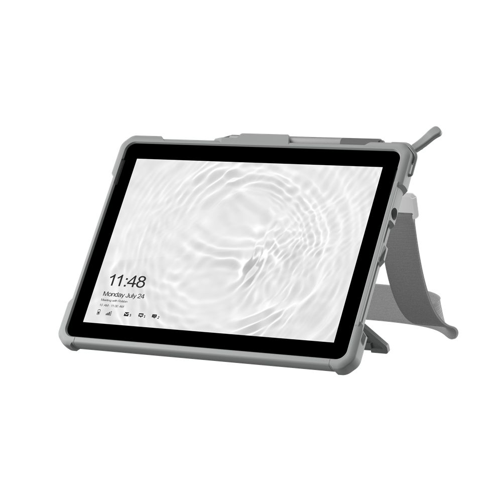 White Grey UAG Plasma Healthcare Series Surface Pro 7+/7/6/5/4 Case w/ Hand Strap & Shoulder Strap | FL7931456