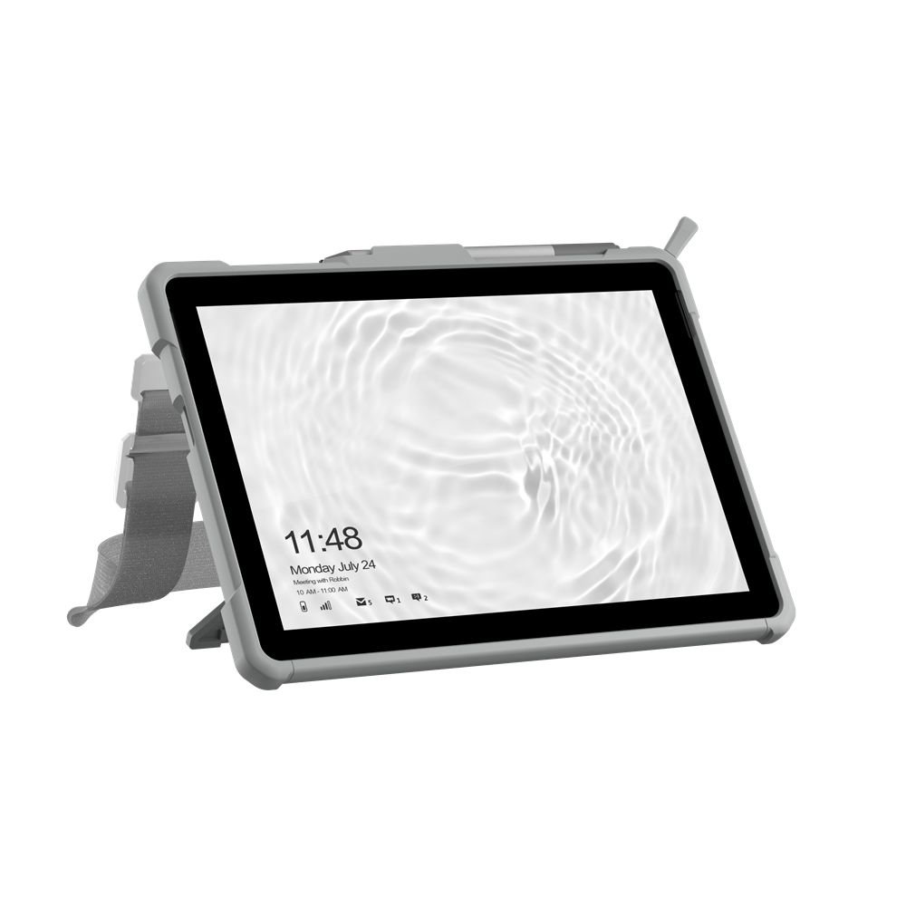 White Grey UAG Plasma Healthcare Series Surface Pro 7+/7/6/5/4 Case w/ Hand Strap & Shoulder Strap | FL7931456