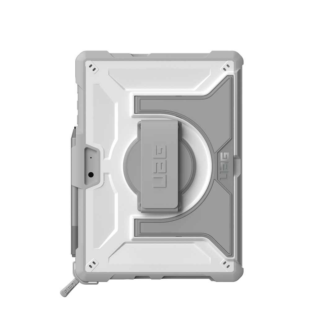 White Grey UAG Plasma Healthcare Series Surface Pro 7+/7/6/5/4 Case w/ Hand Strap & Shoulder Strap | FL7931456