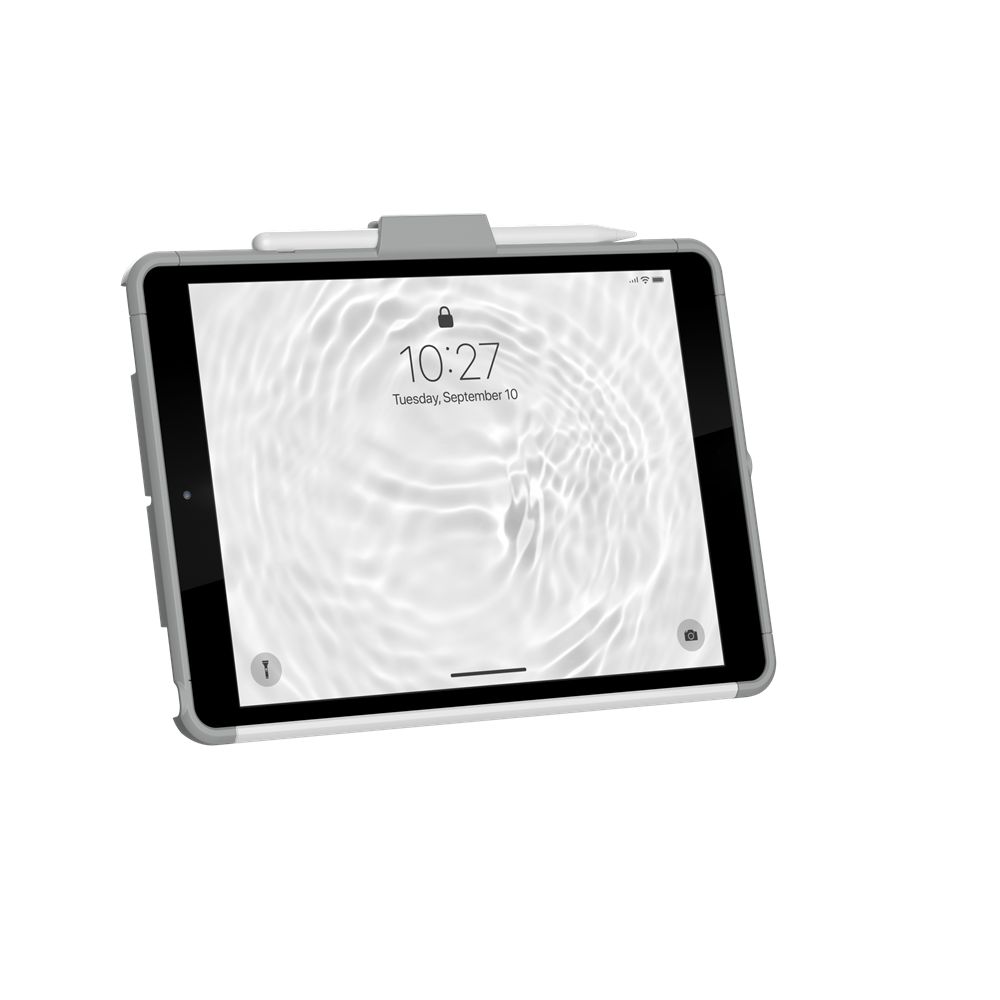 White Grey UAG Scout Healthcare Series iPad 10.2