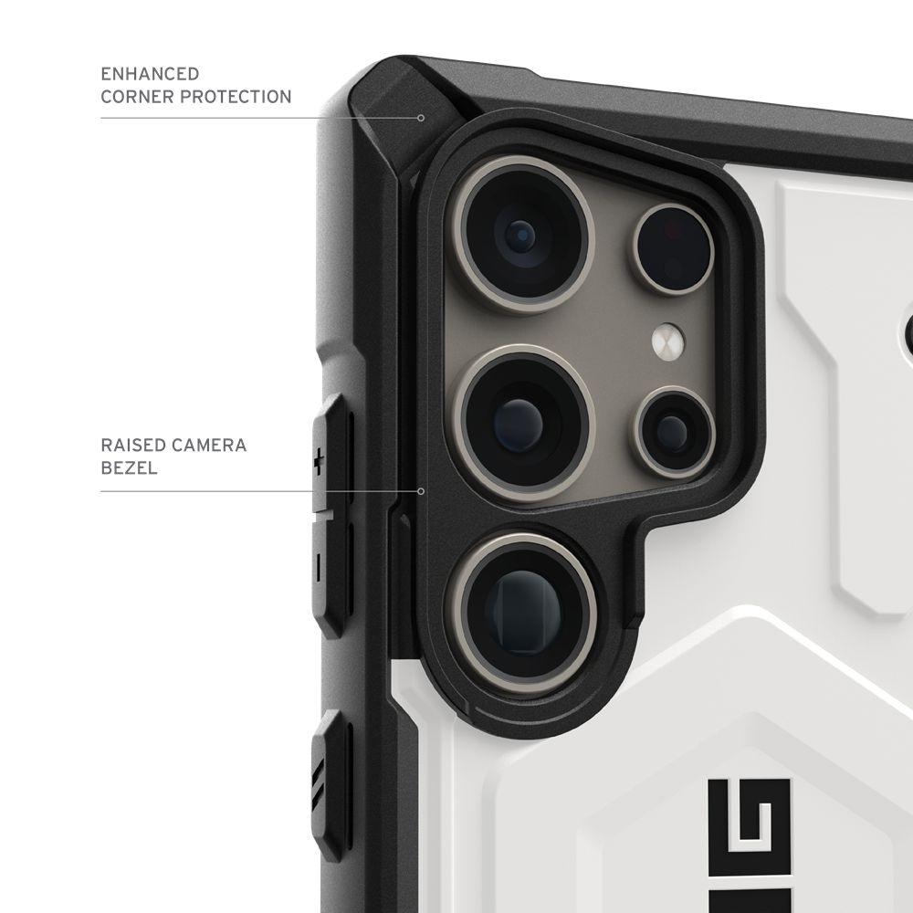 White UAG Pathfinder Pro Magnetic Series Galaxy S24 Ultra Case | ZX9830472